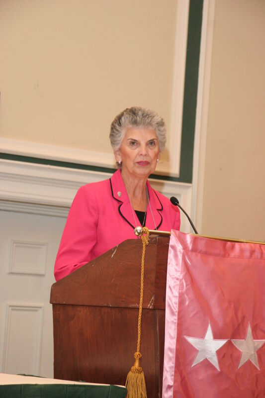 Patricia Sackinger Speaking at Thursday Convention Session Photograph 2, July 13, 2006 (Image)