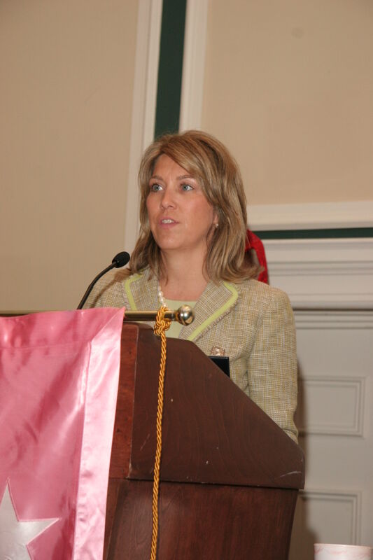 Melissa Walsh Speaking at Thursday Convention Session Photograph 1, July 13, 2006 (Image)