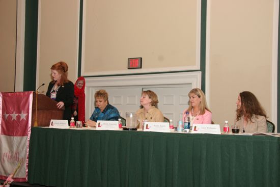 Margaret Hyer Speaking at Thursday Convention Session Photograph 3, July 13, 2006 (image)