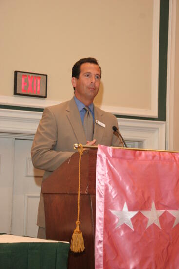 Unidentified Man Speaking at Thursday Convention Session Photograph, July 13, 2006 (image)