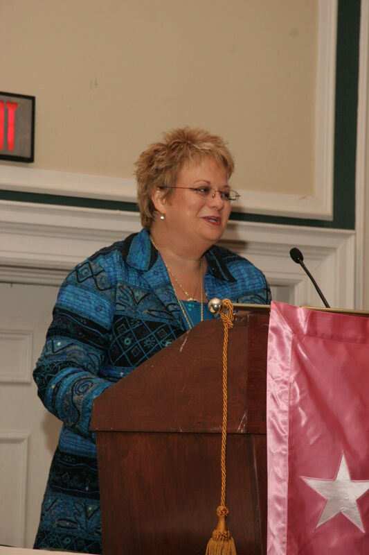 Kathy Williams Speaking at Thursday Convention Session Photograph 2, July 13, 2006 (Image)