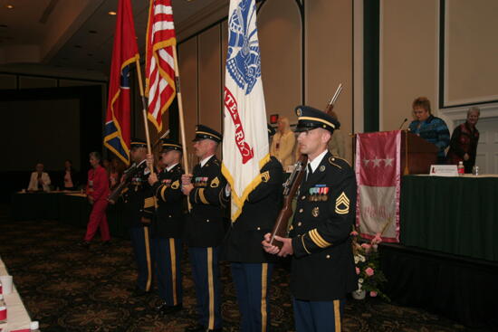 Army Corp During Thursday Convention Session Procession Photograph 2, July 13, 2006 (image)