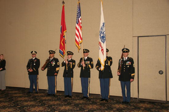 Army Corp for Thursday Convention Session Procession Photograph 1, July 13, 2006 (image)