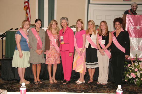 Patricia Sackinger and Pages at Thursday Convention Session Photograph, July 13, 2006 (image)