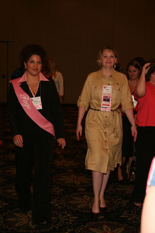 Tanya Abdalah and Robin Fanning in Thursday Convention Session Procession Photograph, July 13, 2006 (Image)