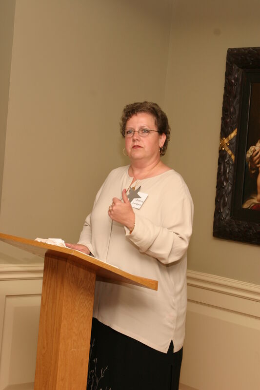 Audrey Jankucic Speaking at Convention 1852 Society Luncheon Photograph 2, July 8-11, 2004 (Image)