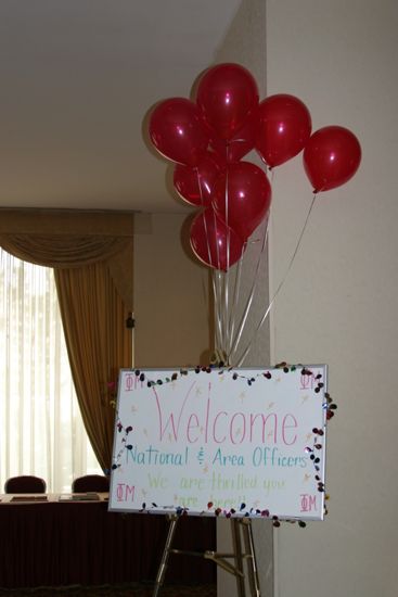 Welcome Sign at Convention Photograph 1, July 8-11, 2004 (image)