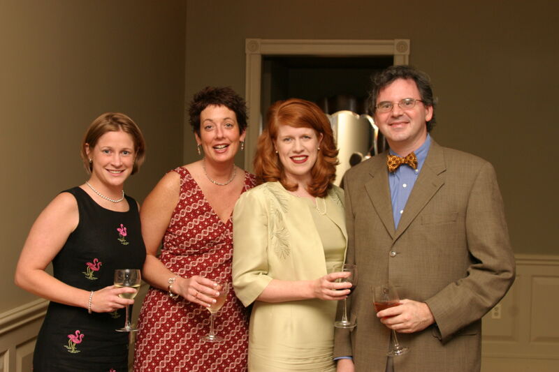 Jen Wooley and Three Others at Convention 1852 Society Luncheon Photograph, July 8-11, 2004 (Image)