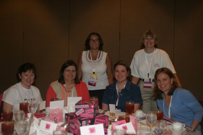 July 8 Table of Six at Convention Officer Appreciation Luncheon Photograph 1 Image