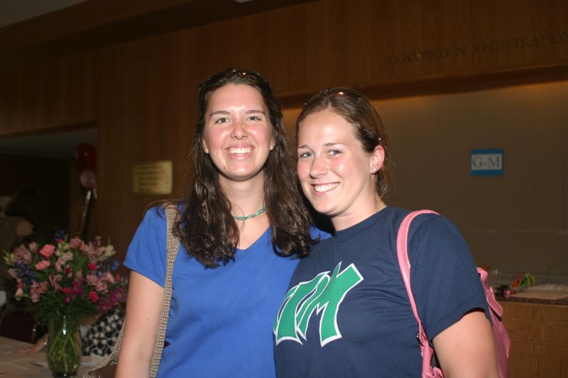 Two Unidentified Phi Mus at Convention Photograph 4, July 8, 2004 (Image)