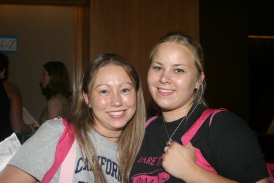 Two Unidentified Phi Mus at Convention Photograph 2, July 8, 2004 (image)