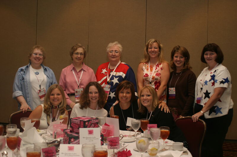 July 8 Table of 10 at Convention Officer Appreciation Luncheon Photograph 1 Image