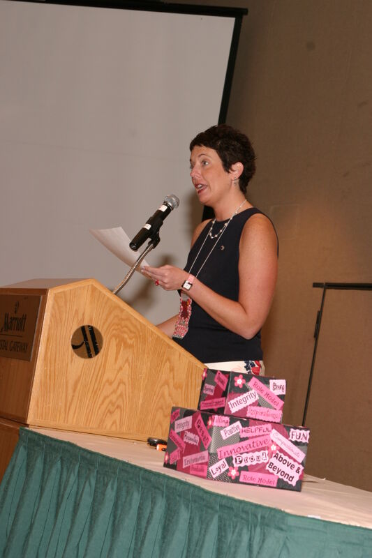 July 8 Jen Wooley Speaking at Convention Officer Appreciation Luncheon Photograph Image