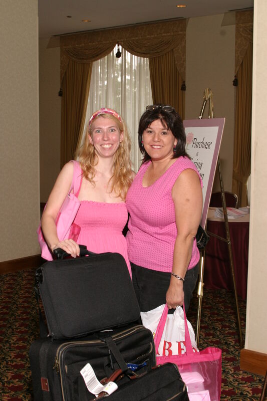 July 8 Two Phi Mus in Pink at Convention Photograph 2 Image