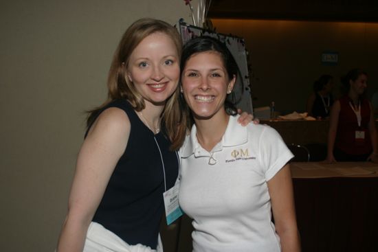 Two Unidentified Phi Mus at Convention Photograph 10, July 8, 2004 (image)