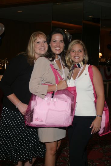 Three Unidentified Phi Mus at Convention Photograph 4, July 8, 2004 (image)