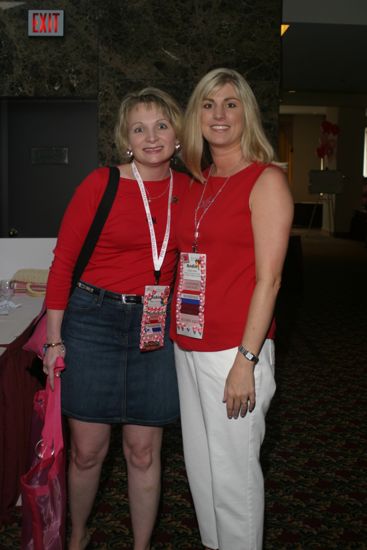 Robin Fanning and Andie Kash at Convention Photograph, July 8, 2004 (image)