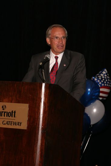 Porter Goss Speaking at Convention Photograph 3, July 8, 2004 (image)