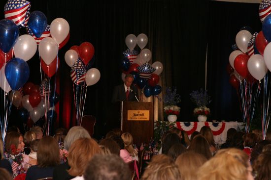 Porter Goss Speaking at Convention Photograph 7, July 8, 2004 (image)