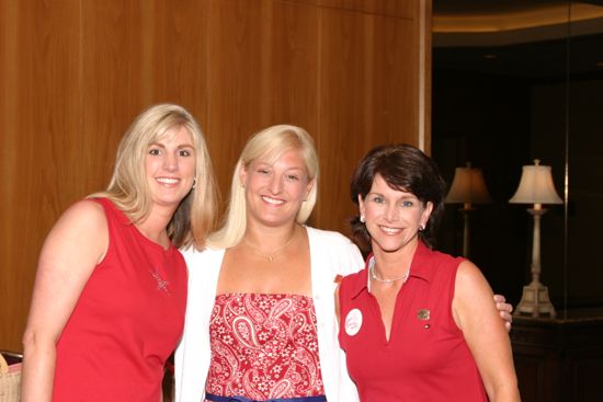 Kash, Bridges, and Monnin at Convention Photograph, July 8, 2004 (image)