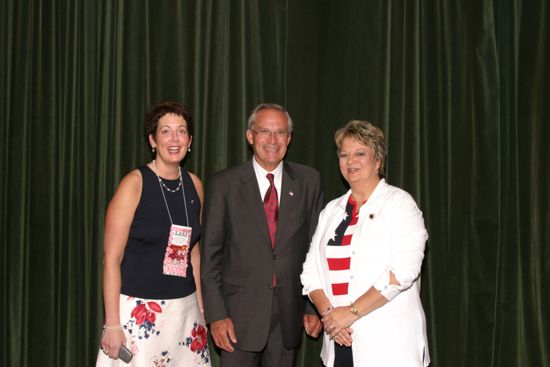 Wooley, Goss, and Williams at Convention Photograph 3, July 8, 2004 (image)