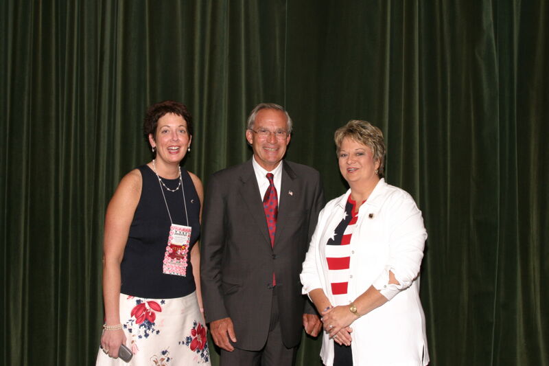 Wooley, Goss, and Williams at Convention Photograph 3, July 8, 2004 (Image)