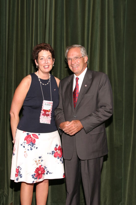 Jen Wooley and Porter Goss at Convention Photograph, July 8, 2004 (Image)