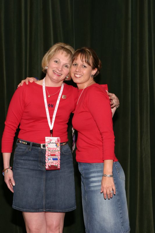 July 8 Robin Fanning and Unidentified at Convention Photograph Image