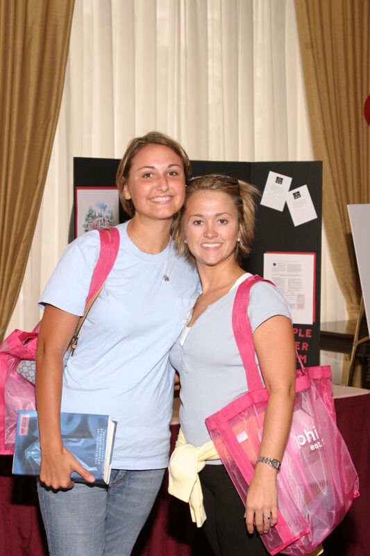 Two Unidentified Phi Mus at Convention Photograph 15, July 8, 2004 (Image)