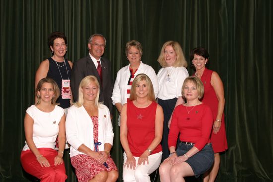 Wooley, Goss, and National Council at Convention Photograph 2, July 8, 2004 (image)