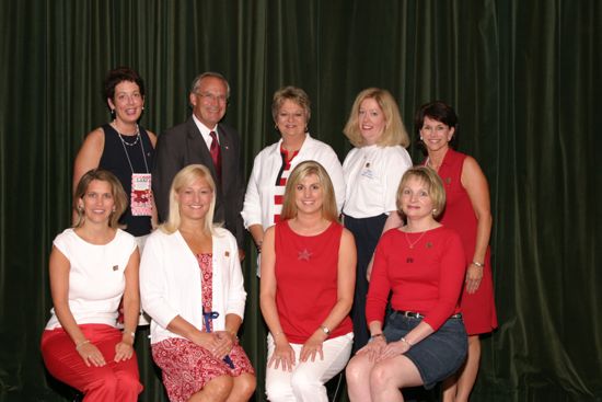 Wooley, Goss, and National Council at Convention Photograph 1, July 8, 2004 (image)