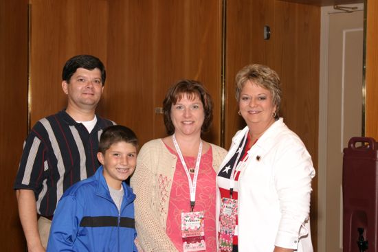 Williams, Mitchelson, and Family at Convention Photograph 2, July 8, 2004 (image)