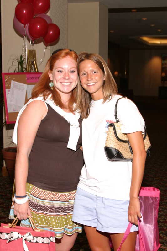 Two Unidentified Phi Mus at Convention Photograph 16, July 8, 2004 (Image)