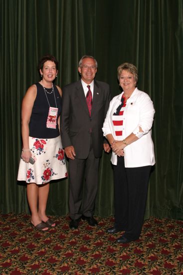 Wooley, Goss, and Williams at Convention Photograph 2, July 8, 2004 (image)