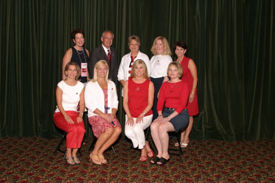 Wooley, Goss, and National Council at Convention Photograph 3, July 8, 2004 (image)