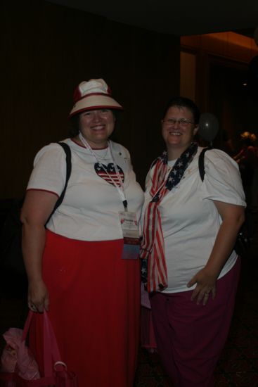 Two Unidentified Phi Mus at Convention Photograph 11, July 8, 2004 (image)