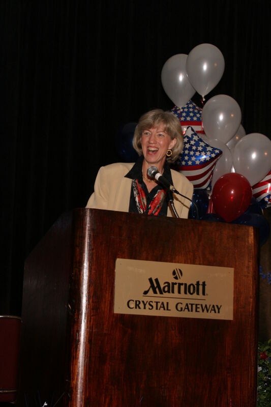 Gale Norton Speaking at Convention Photograph 4, July 8, 2004 (Image)