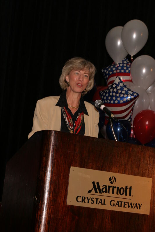 Gale Norton Speaking at Convention Photograph 2, July 8, 2004 (Image)