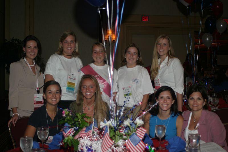 White Table of Nine at Convention Red Image