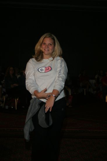 Unidentified Phi Mu in Convention Fashion Show Photograph 8, July 8, 2004 (image)