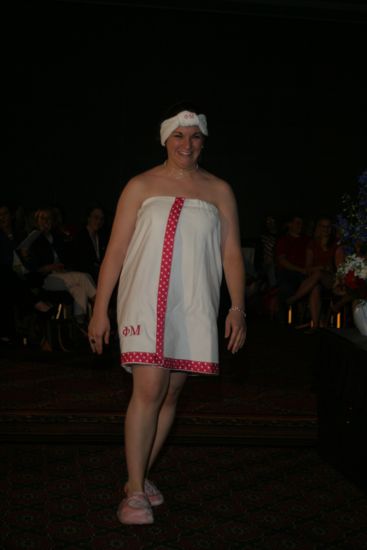 Unidentified Phi Mu in Convention Fashion Show Photograph 13, July 8, 2004 (image)