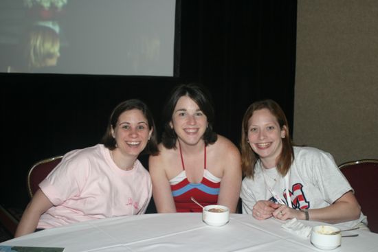 Three Unidentified Phi Mus at Convention Photograph 6, July 8, 2004 (image)