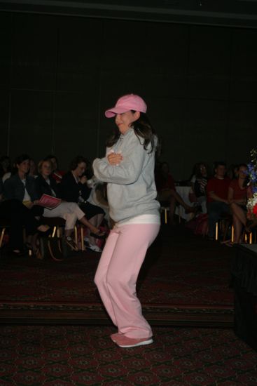 Unidentified Phi Mu in Convention Fashion Show Photograph 9, July 8, 2004 (image)