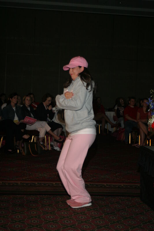 Unidentified Phi Mu in Convention Fashion Show Photograph 9, July 8, 2004 (Image)
