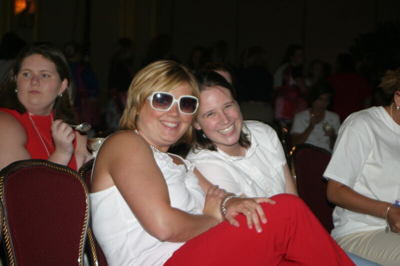 Two Unidentified Phi Mus at Convention Photograph 12, July 8, 2004 (Image)