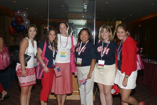 Group of Six at Convention Photograph 1, July 8, 2004 (image)