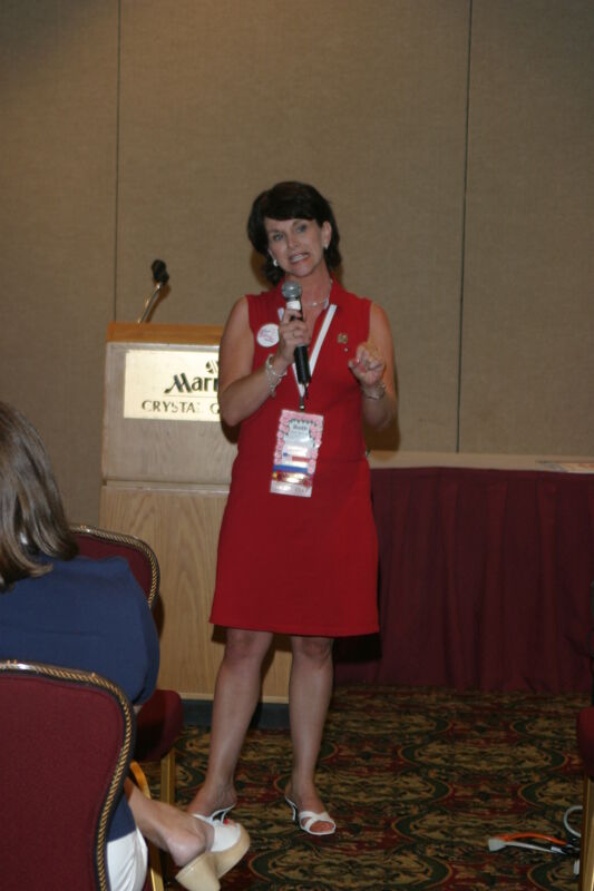 Beth Monnin Speaking at Convention Workshop Photograph 1, July 8, 2004 (Image)