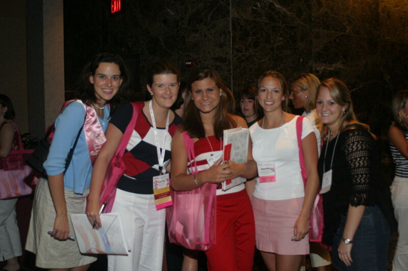 Group of Five at Convention Photograph 2, July 8, 2004 (Image)