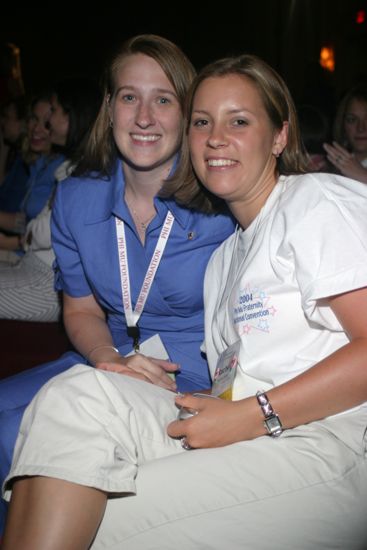 Two Unidentified Phi Mus at Convention Photograph 14, July 8, 2004 (image)