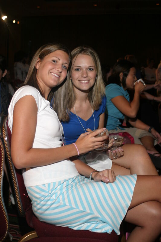 Two Unidentified Phi Mus at Convention Photograph 13, July 8, 2004 (Image)